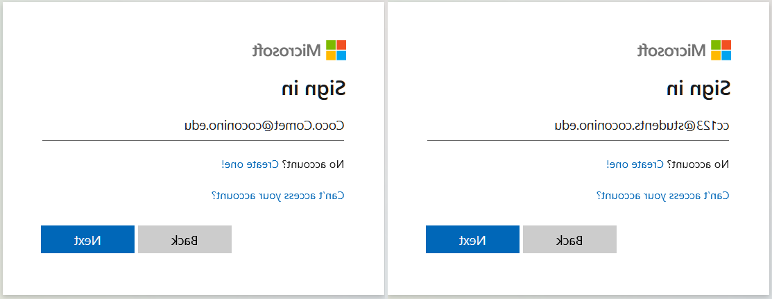 Office 365 Login window with two examples given for 学生 (CometID@students.clixmania.net) and 员工 (Name@clixmania.net).